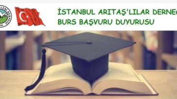 İSTANBUL ARITAŞ MAHALLESİ DERNEĞİNDEN BURS BAŞVURU DUYURUSU