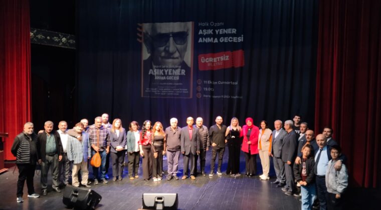 Halk Ozanı Aşık Yener, İstanbul’da anıldı.