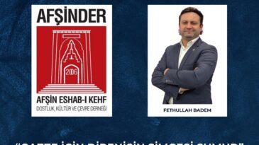 AFŞİNDER’den “GAZZE için direnişin simgesi SUMUD” programına davet!