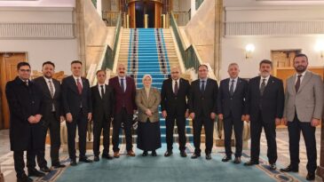 Afşinbey Eğitim Vakfı’ndan Türkiye Büyük Millet Meclisine ziyaret.