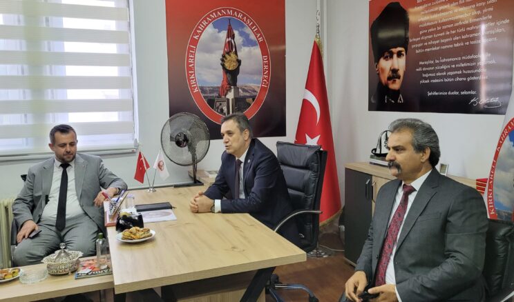 Av.Mevlüt Kurt, Kırklareli Kahramanmaraşlılar Derneğini ziyaret etti.