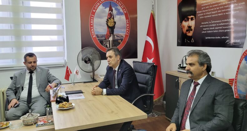 Av.Mevlüt Kurt, Kırklareli Kahramanmaraşlılar Derneğini ziyaret etti.
