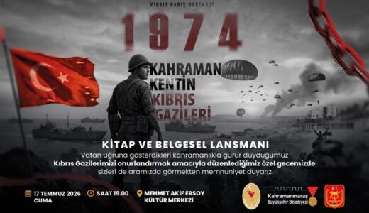 Kahramanmaraşlı Kıbrıs Gazilerinin Hatıraları Kitap ve Belgeselle Geleceğe Taşınıyor.