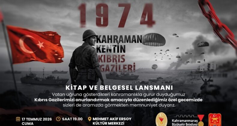 Kahramanmaraşlı Kıbrıs Gazilerinin Hatıraları Kitap ve Belgeselle Geleceğe Taşınıyor.
