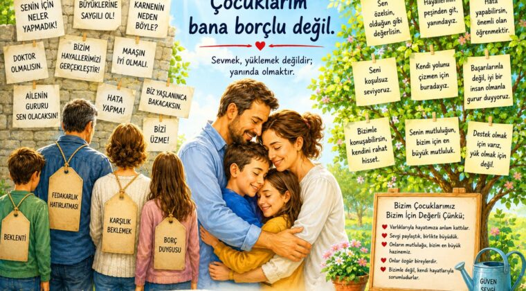 ÇOCUKLARIM BANA BORÇLU DEĞİLLER…!