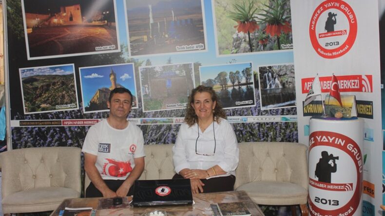 Çini Sanatçısı Şerife Bağcıvan’dan Haberin Merkezine ziyaret.