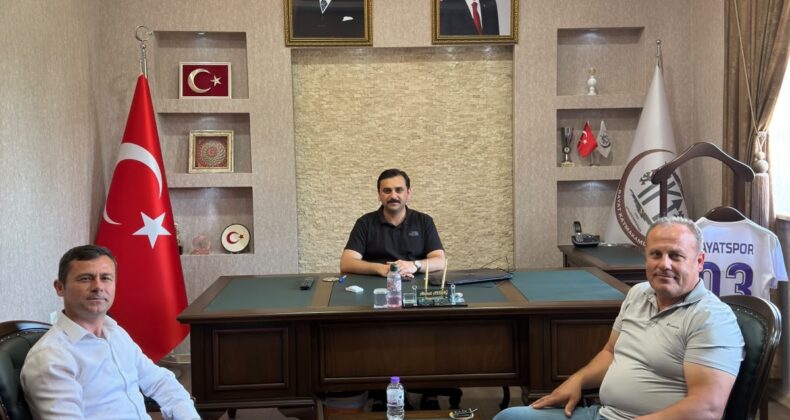 Marmara Haber Merkezinden Bayat Kaymakamlığına ziyaret.